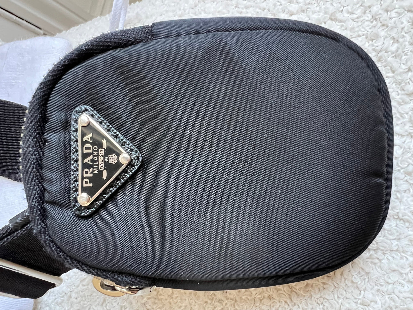 Prada Re-edition Black Nylon Shoulder Bag (RRP £1,500)