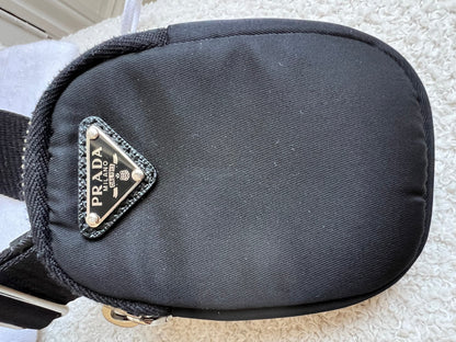 Prada Re-edition Black Nylon Shoulder Bag (RRP £1,500)