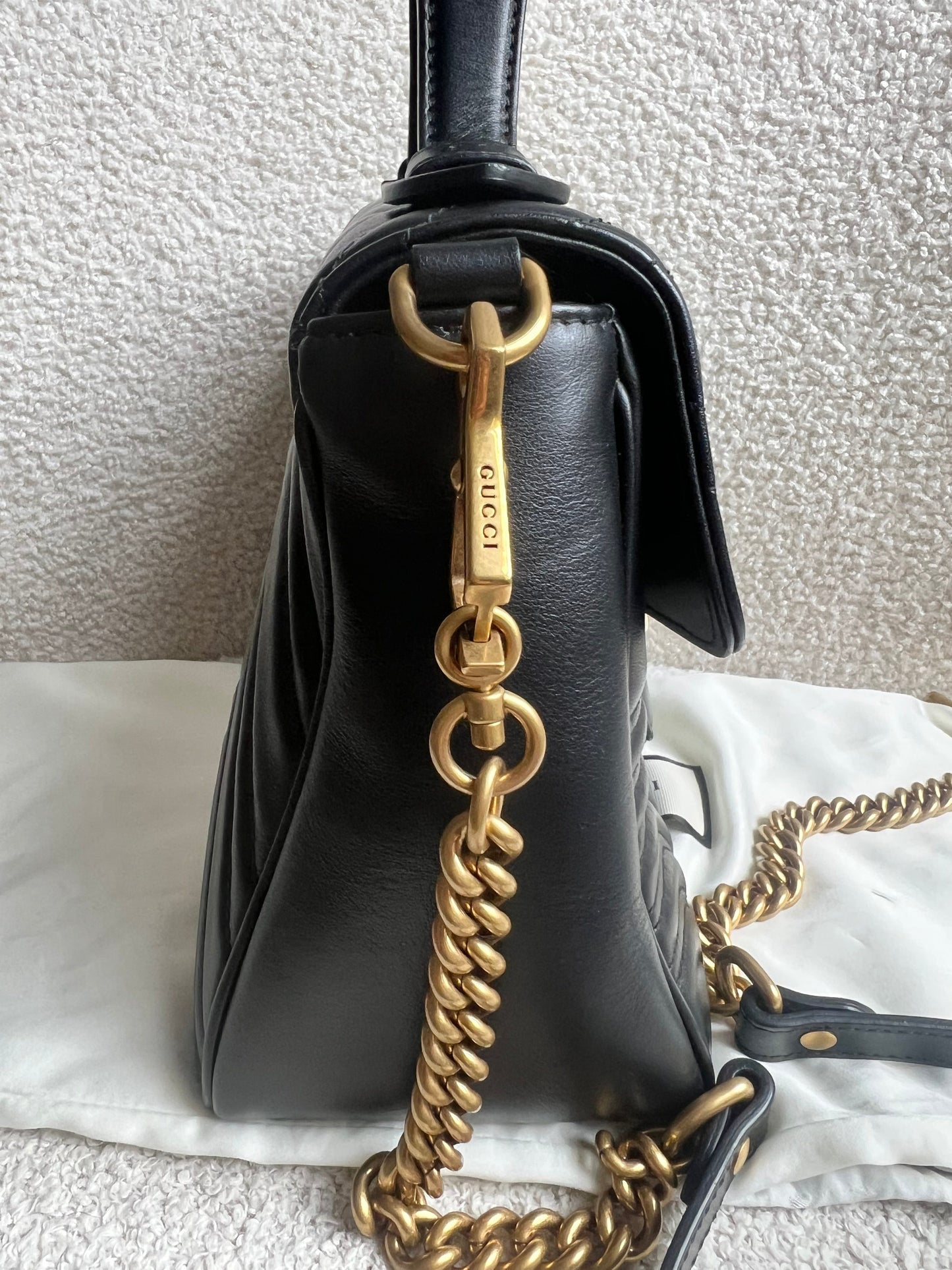 Gucci GG Black Small Top Handle Bag (RRP £2050)