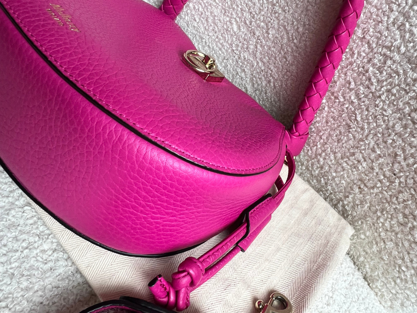 Mulberry Pink Mini Iris Hobo (RRP £1,195)