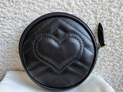 Gucci Black GG Marmont Coin Pouch (RRP £350)