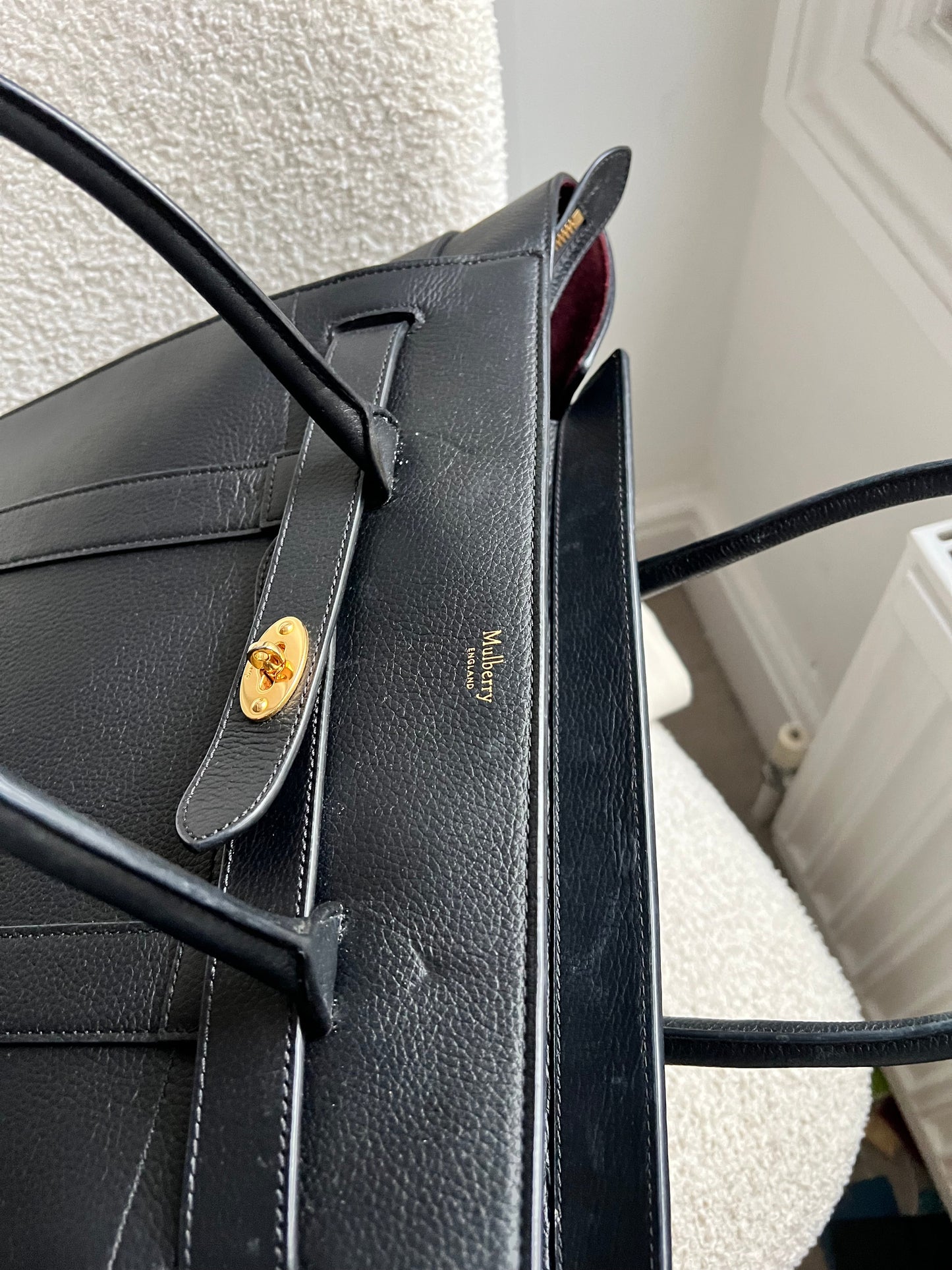 Mulberry Black Zipped Bayswater (RRP £1,350)