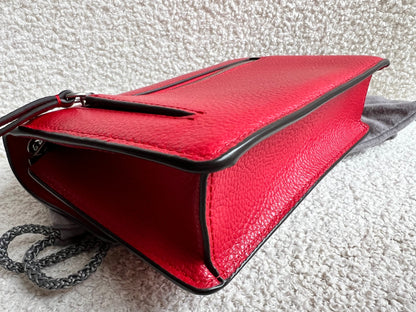 Mulberry Lancaster Red Small Darley Shoulder Bag (RRP £695)