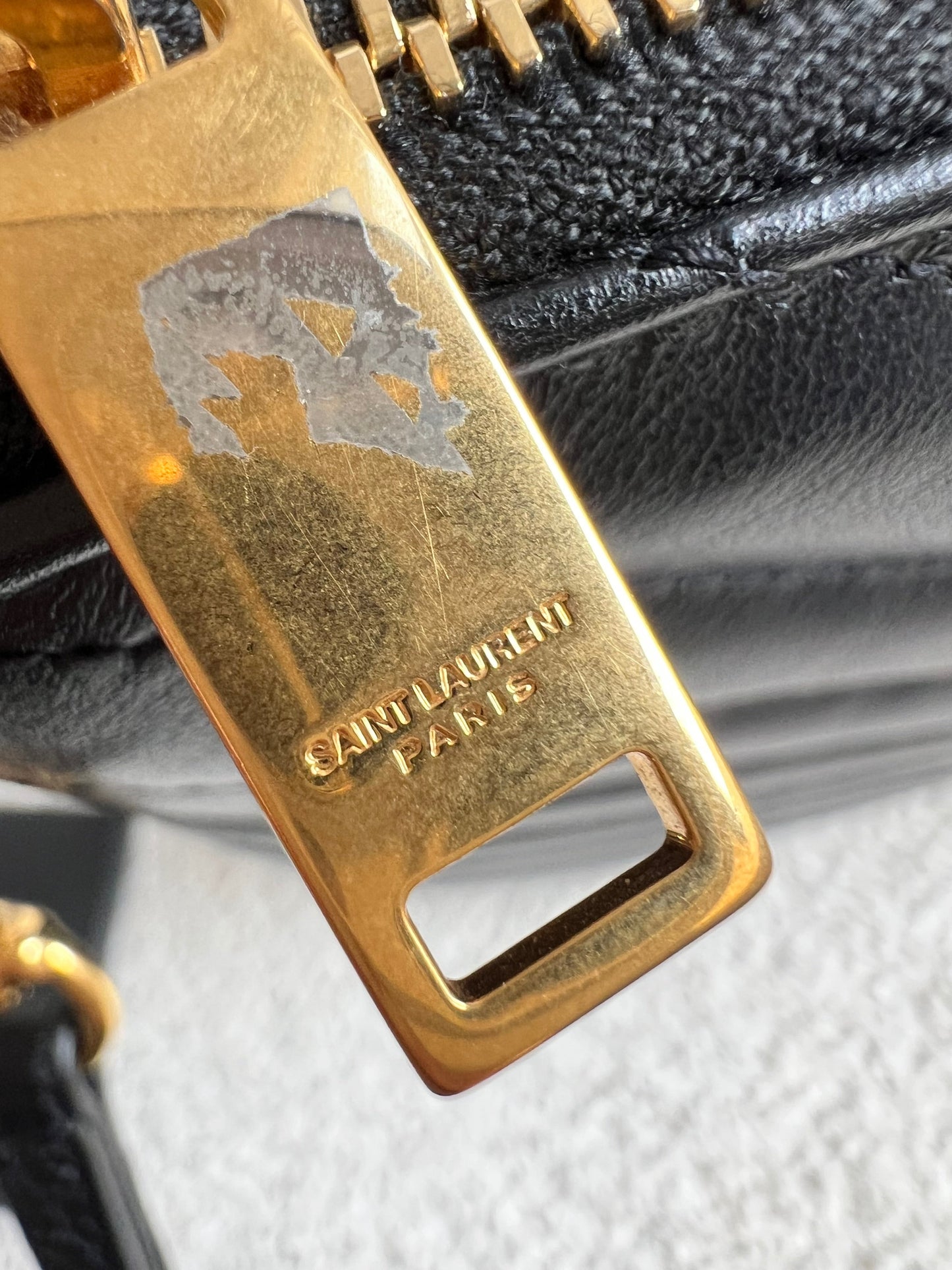 Yves Saint Laurent (YSL) Black Monogram Clutch Pouch (RRP £530)