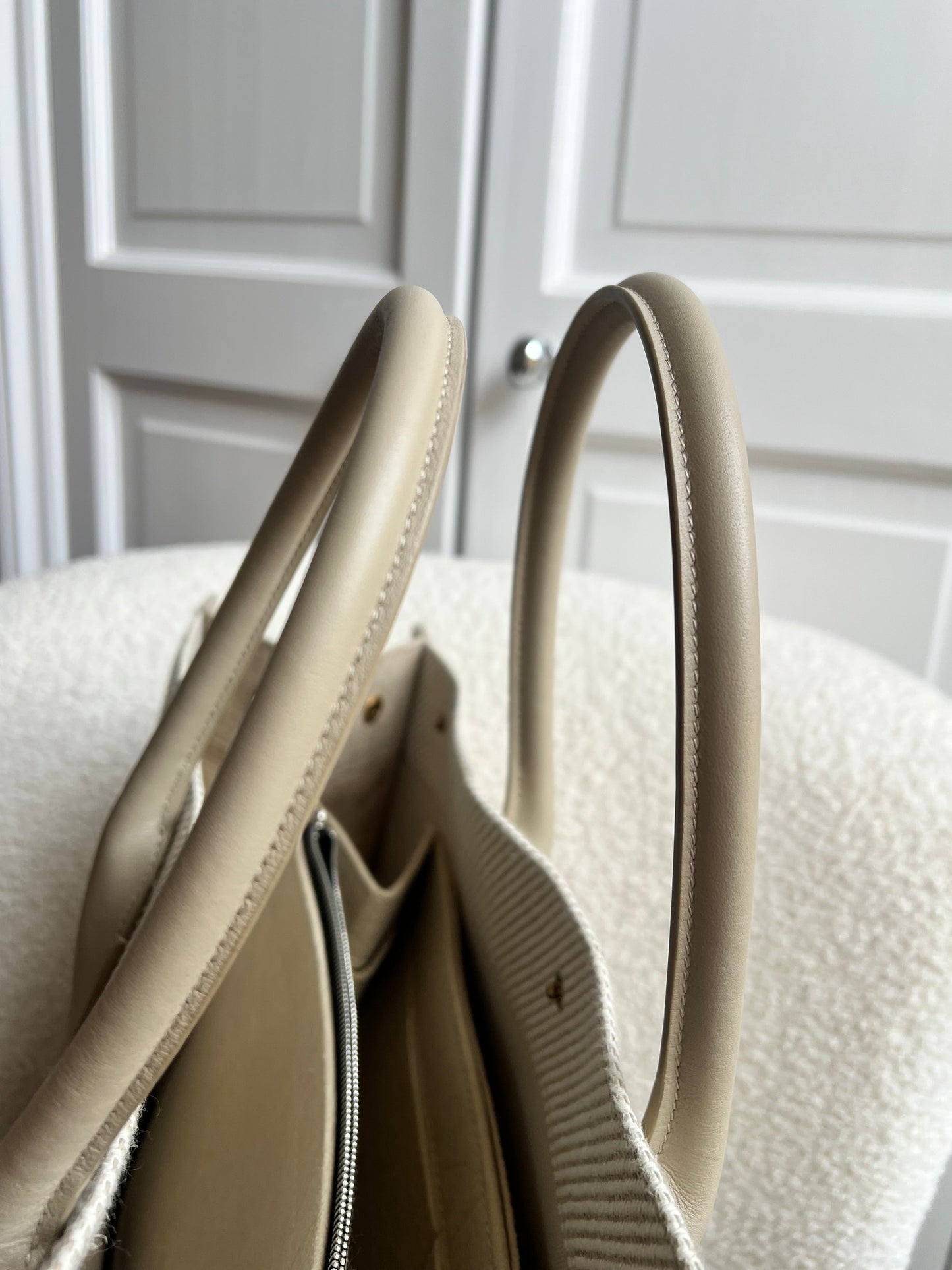 Yves Saint Laurent Large Rive Gauche in Canvas and Printed Leather (RRP £1440)