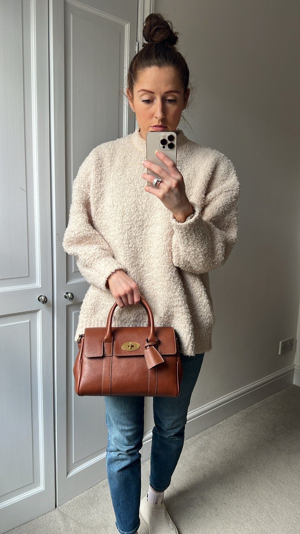 Mulberry Oak Bayswater Satchel