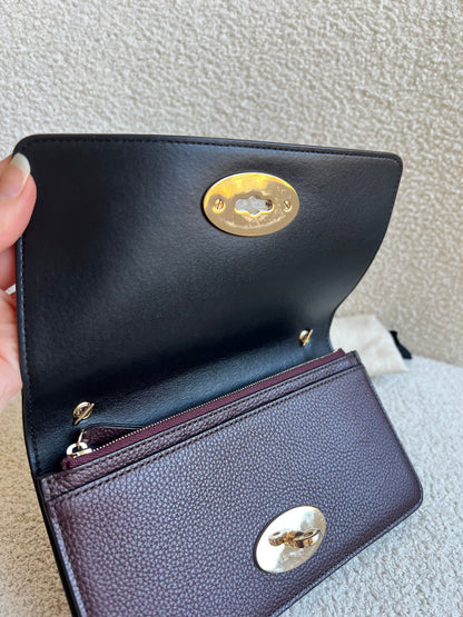 Mulberry Oxblood Bayswater Clutch (RRP £495)