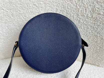 Mulberry Union Jack Midnight Darley Round Shoulder Clutch