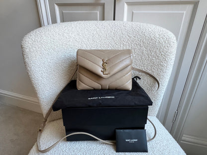 Yves Saint Laurent (YSL) Dark Beige Toy Lou Lou (RRP £1,350)