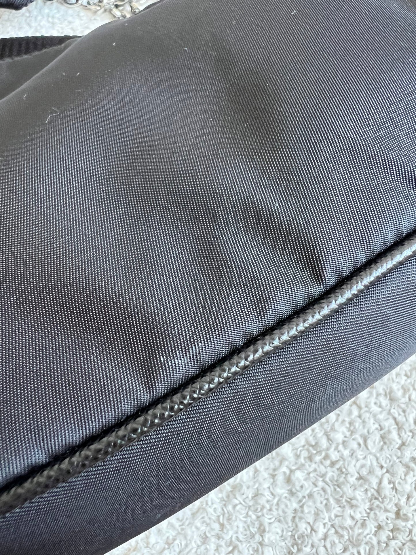 Prada Re-edition Black Nylon Shoulder Bag (RRP £1,500)
