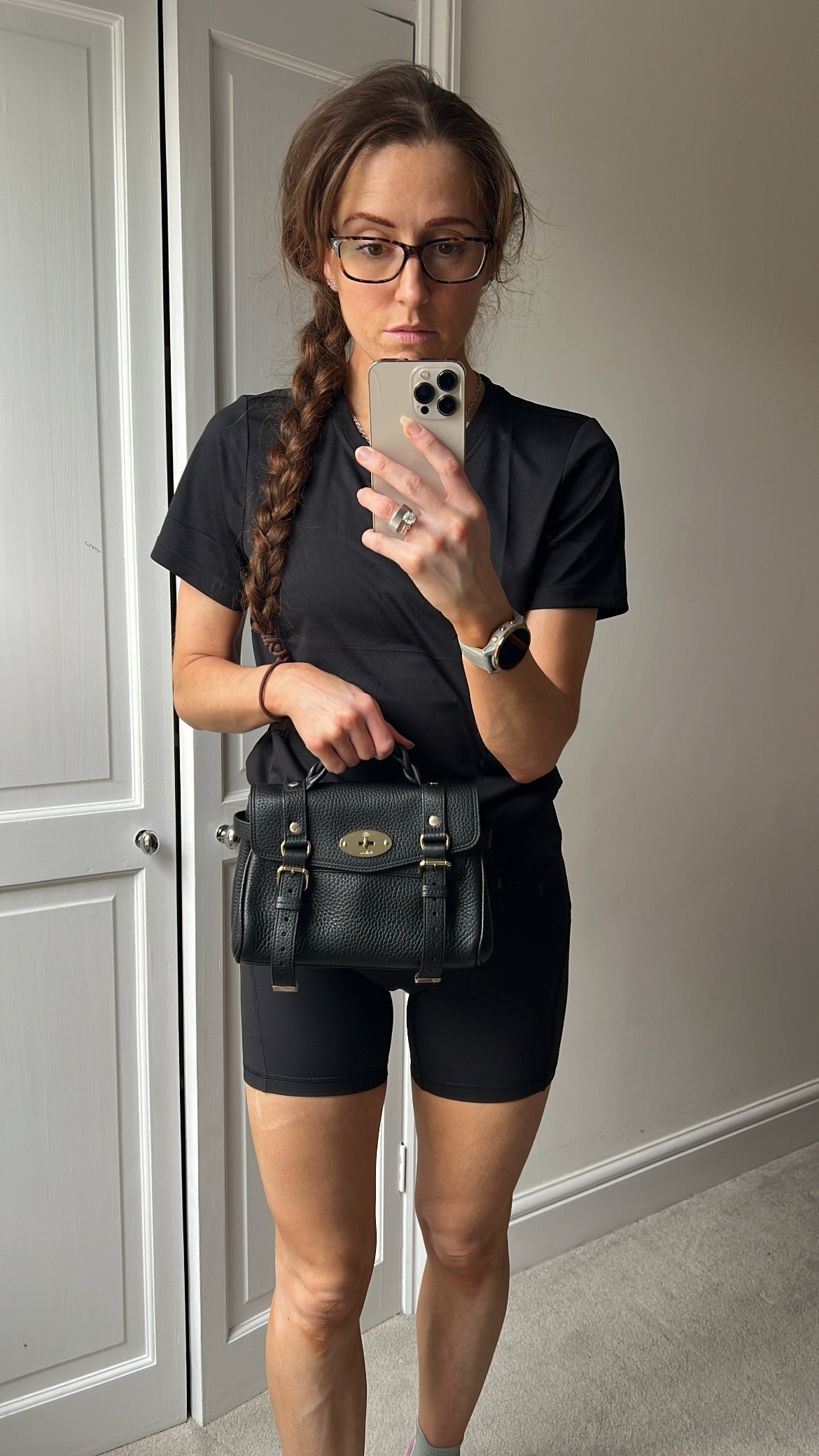 Mulberry Black Mini Alexa (RRP £995)