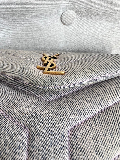 Yves Saint Laurent (YSL) Denim Toy Lou Lou