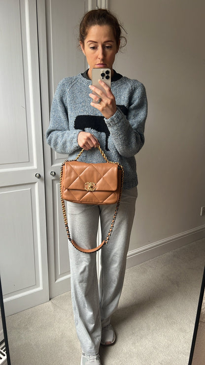 Chanel Small 19 in Caramel Lambskin (RRP £5,590)