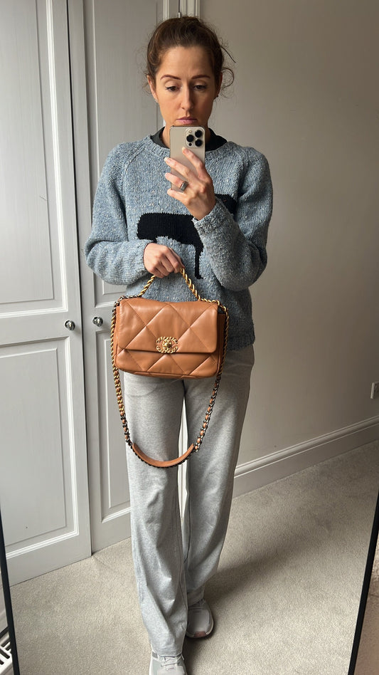 Chanel Small 19 in Caramel Lambskin (RRP £5,590)