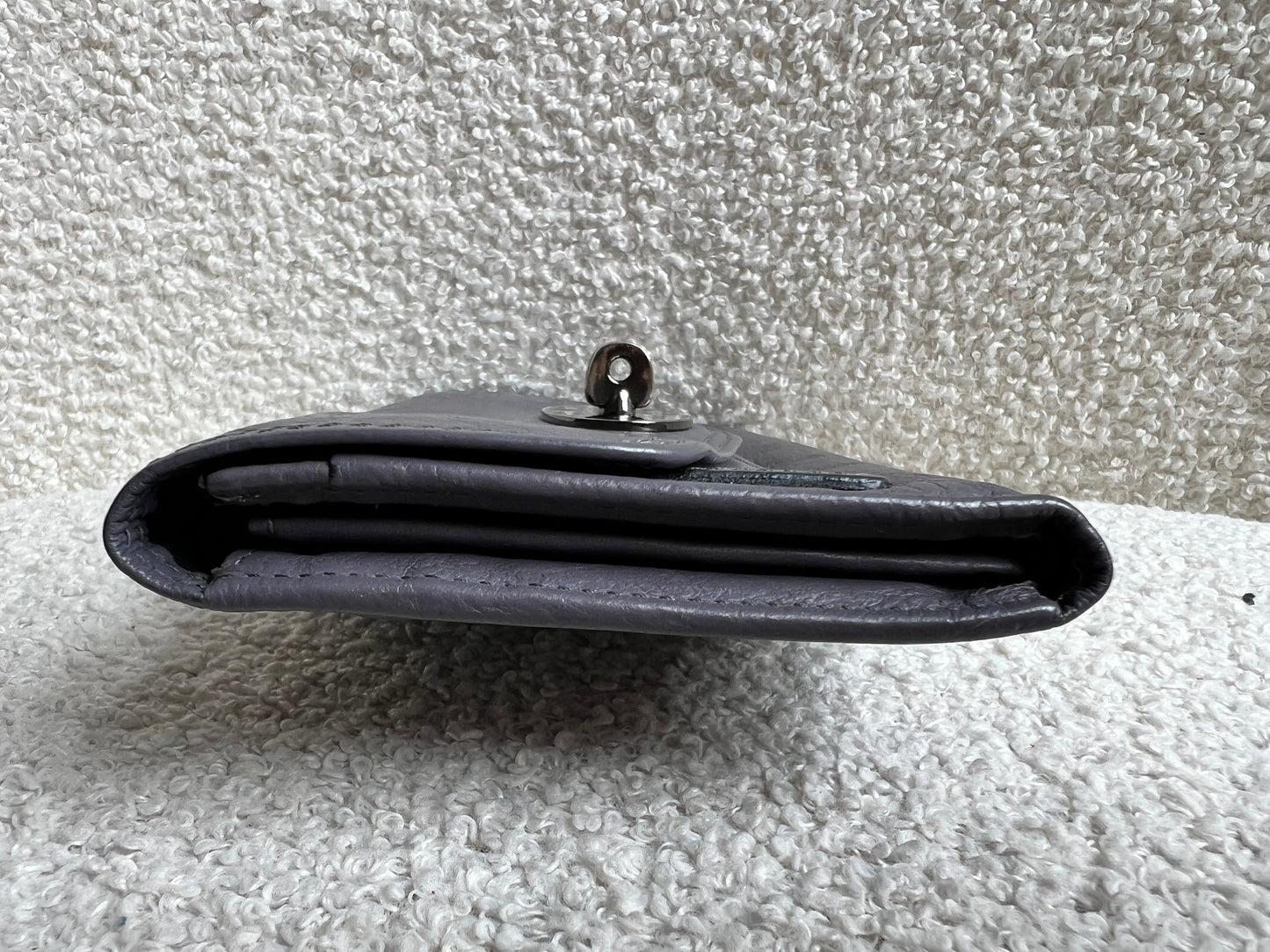 Mulberry Foggy Grey Alexa Postmans Lock Wallet
