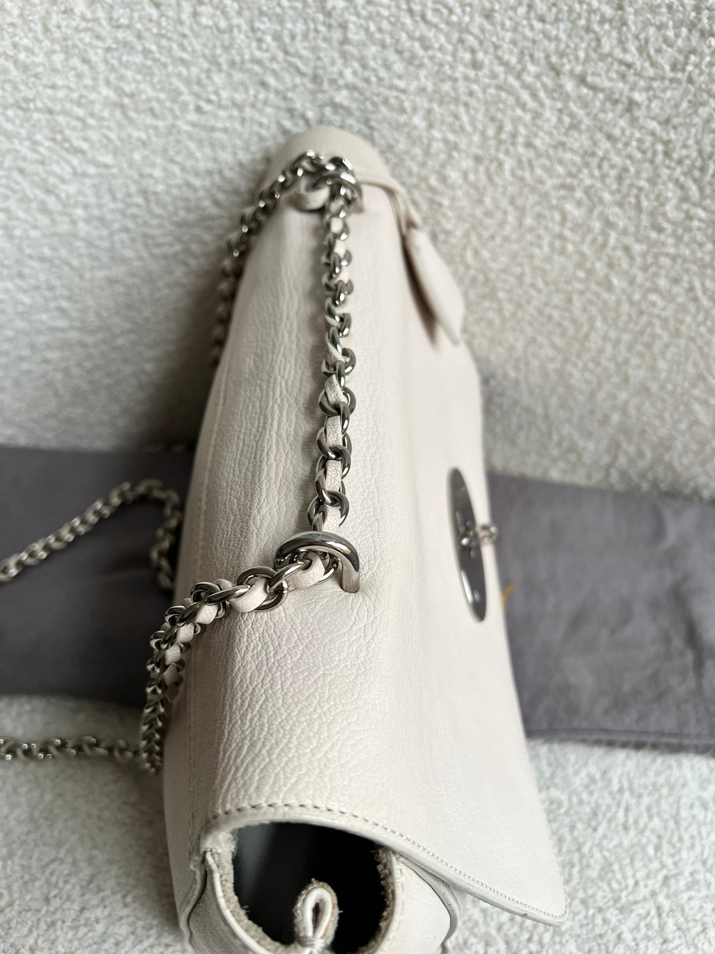 Mulberry White Medium Lily with Silver Hardware (RRP £1095)