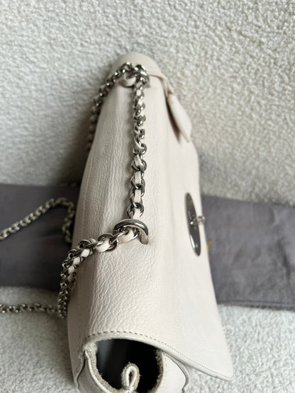 Mulberry White Medium Lily with Silver Hardware (RRP £1095)