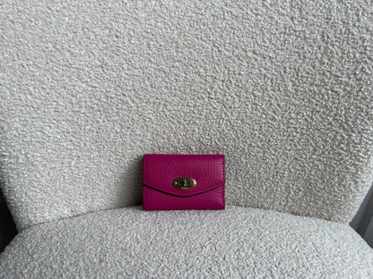 Mulberry Pink Darley Folded Multi Card Wallet (RRP £265)