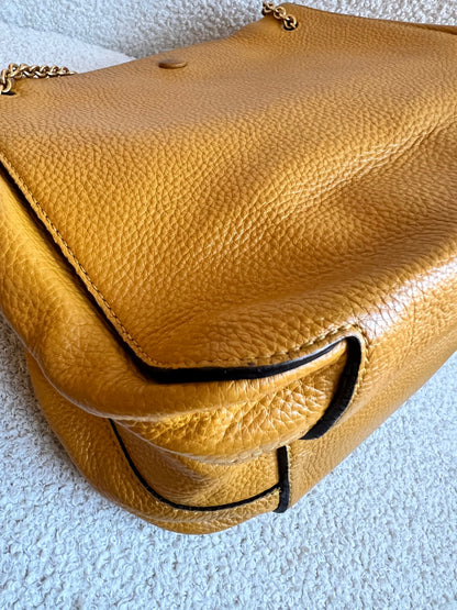 Mulberry Deep Amber Marloes Satchel (RRP £1095)