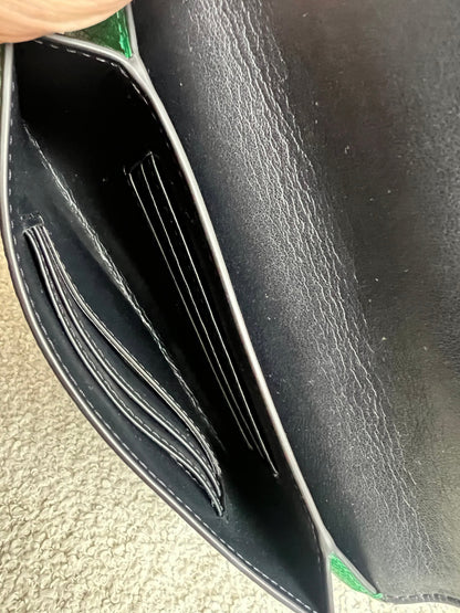 Mulberry Green Sadie Continental Wallet