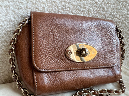 Mulberry Oak Mini Lily with Gold Hardware