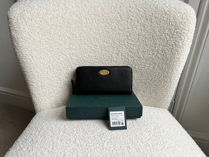 Mulberry Black Plaque Continental Wallet (RRP £375)