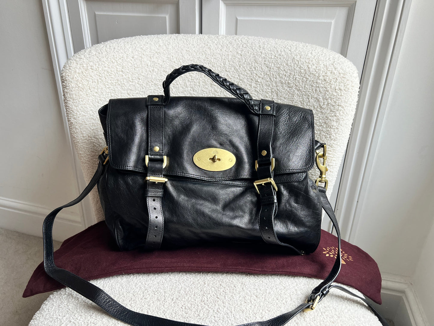 Mulberry Oversized Black Alexa (RRP £1100)