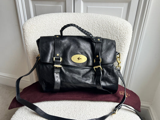Mulberry Oversized Black Alexa (RRP £1100)