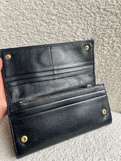 Mulberry Black Continental Wallet (RRP £345)