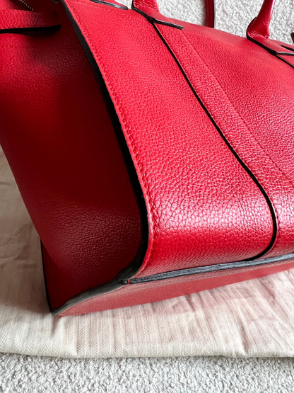Mulberry Fiery Red Zipped Bayswater (RRP £1,350)