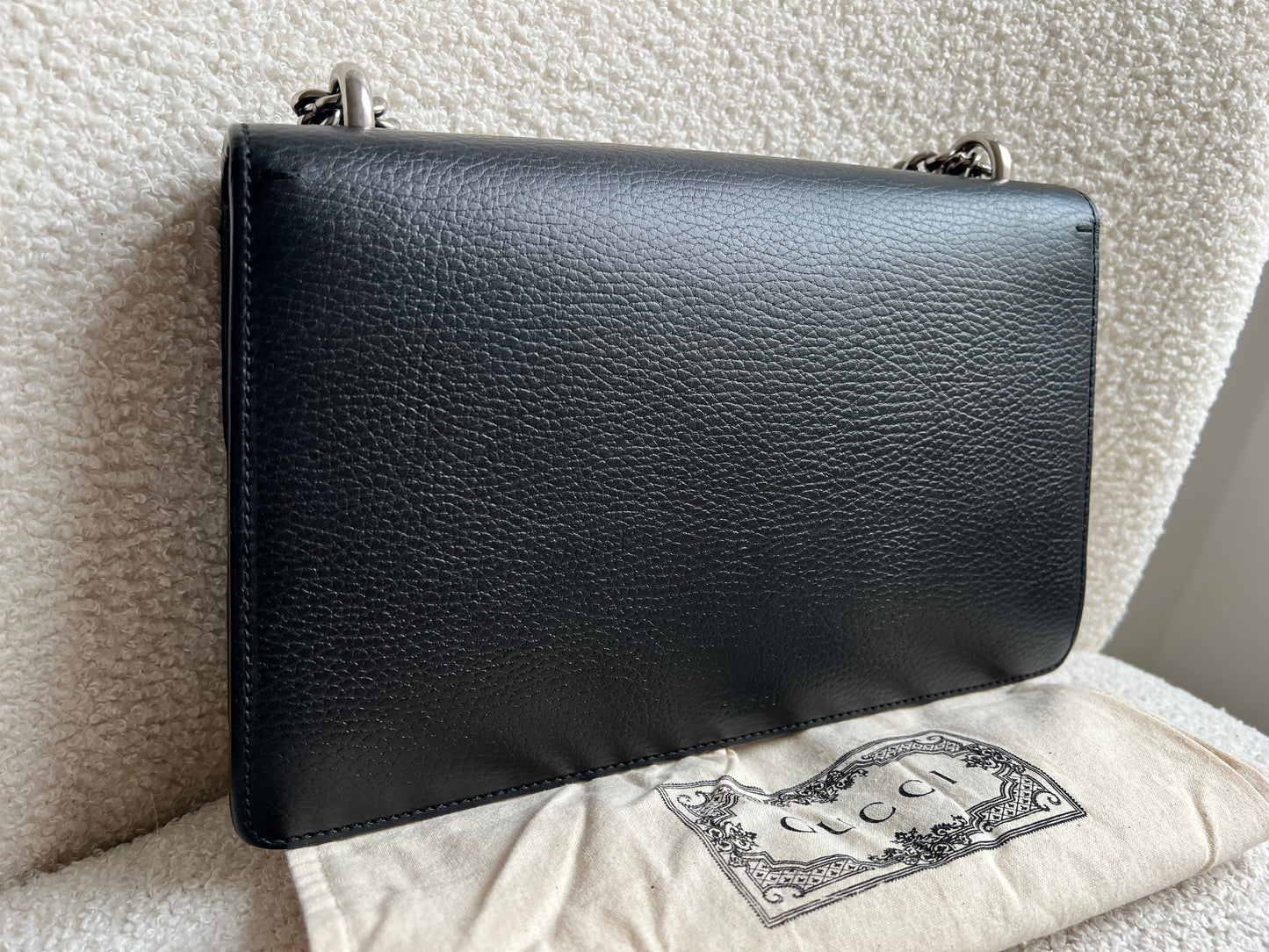 Gucci Dionysus GG Black Small Shoulder Bag (RRP £2,670)