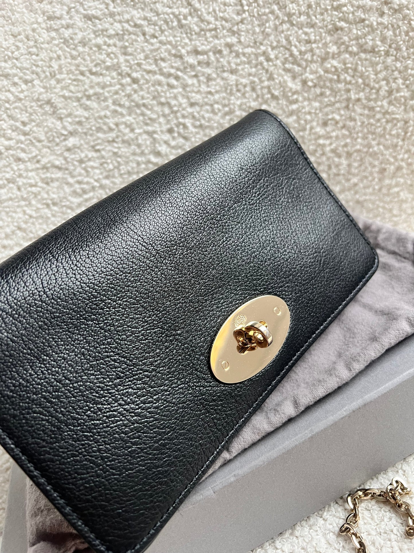 Mulberry Black Bayswater Clutch (RRP £495)