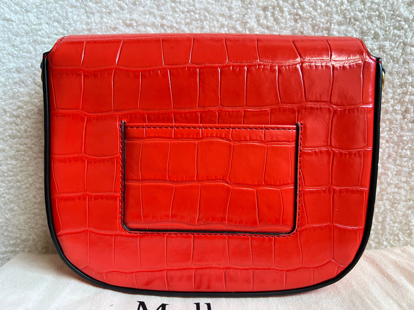 Mulberry Red Croc Small Darley Satchel  (RRP £599)
