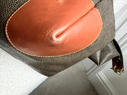 Mulberry Large Clipper Bag in Mole Cognac Scotchgrain (RRP £995)
