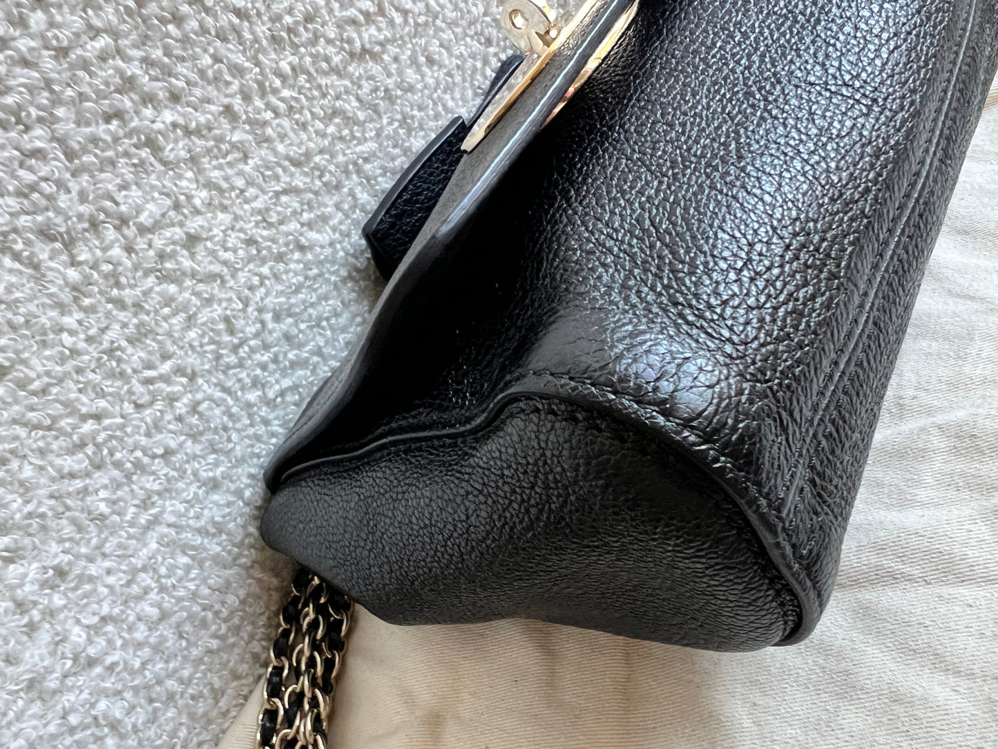 Mulberry Black Regular Lily with Gold Hardware (RRP £995)