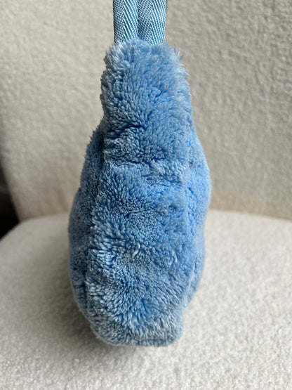 Prada Blue Re-edition 2000 Terry Cloth Shoulder Bag