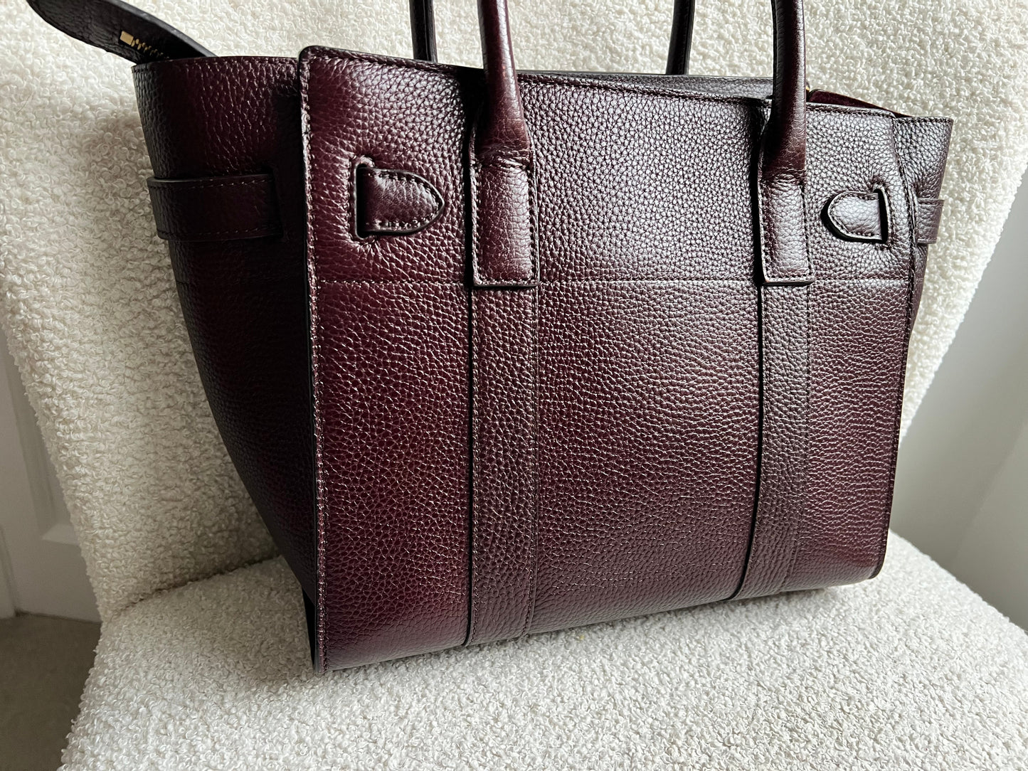 Mulberry Oxblood Small Zipped Bayswater (RRP £1,245)