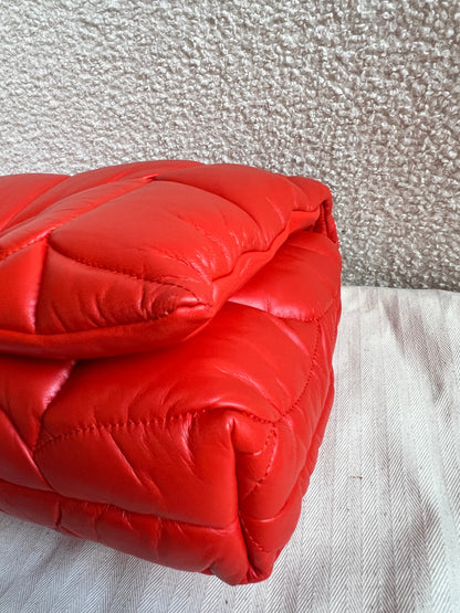 Mulberry Coral Orange Softie in Pillow Effect Nappa Leather (RRP £1650)