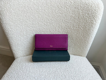 Mulberry Violet Continental Wallet (RRP £345)