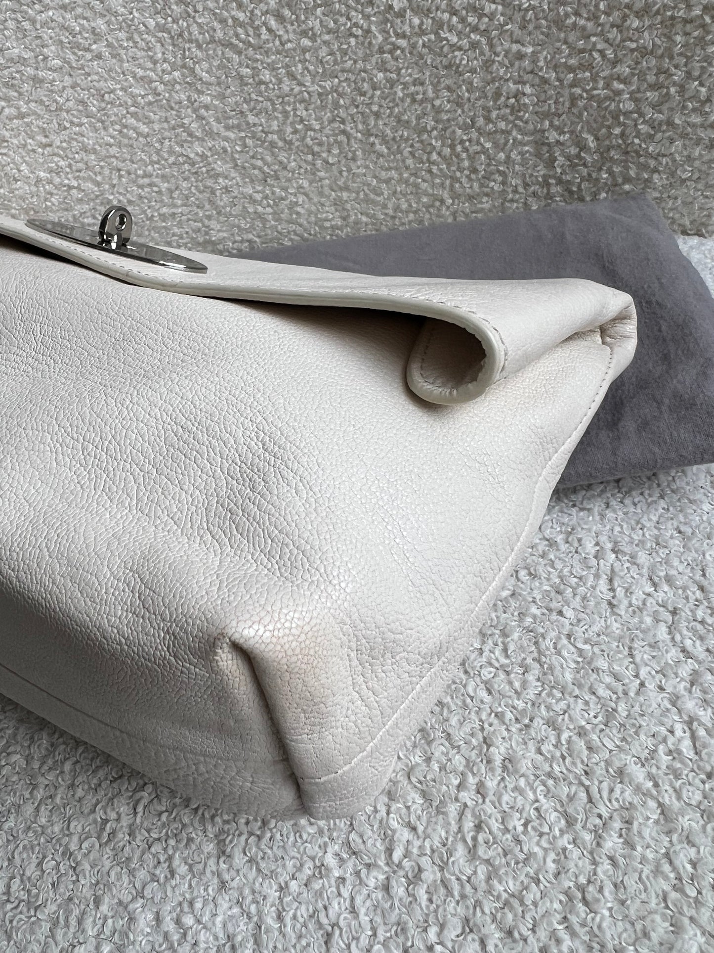 Mulberry Cream Clemmie Clutch (RRP £695)
