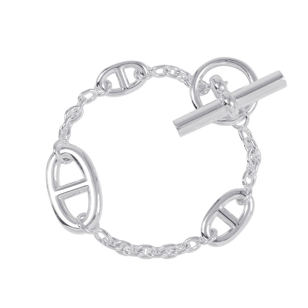 HERMES Chaine d'Ancre Farandole Bracelet Size SH SV925