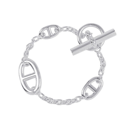 HERMES Chaine d'Ancre Farandole Bracelet Size SH SV925