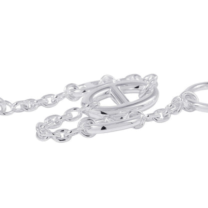 HERMES Chaine d'Ancre Farandole Bracelet Size SH SV925