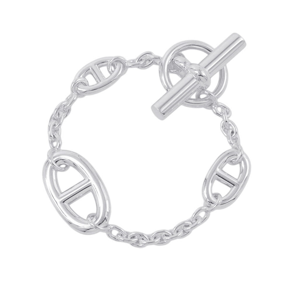 HERMES Chaine d'Ancre Farandole Bracelet Size XSH104567B 00XS SV925