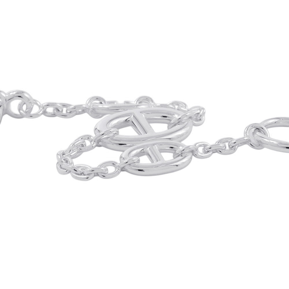 HERMES Chaine d'Ancre Farandole Bracelet Size XSH104567B 00XS SV925