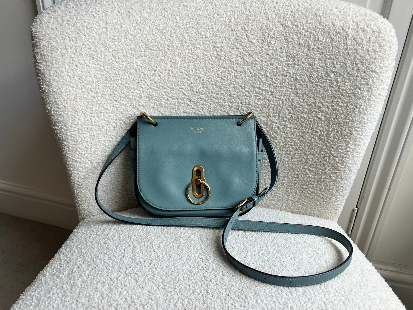 Mulberry Small Dark Frozen Amberley Satchel (RRP £795)