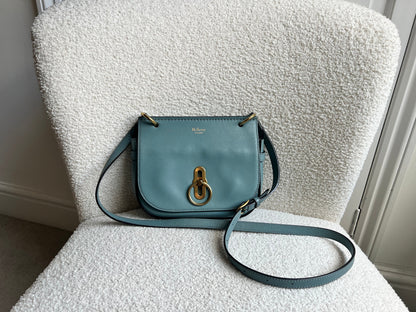 Mulberry Small Dark Frozen Amberley Satchel (RRP £795)