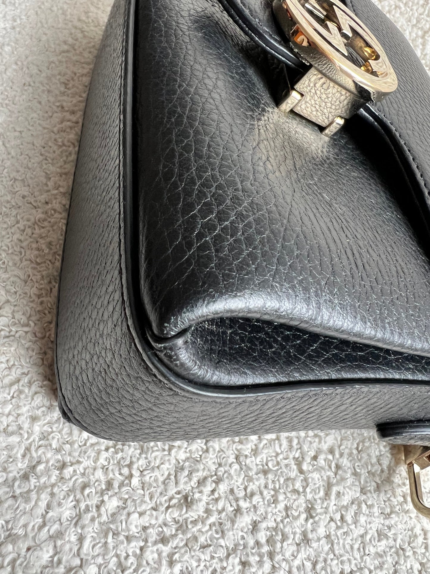 Gucci Interlocking GG Black Small Cross Body Bag
