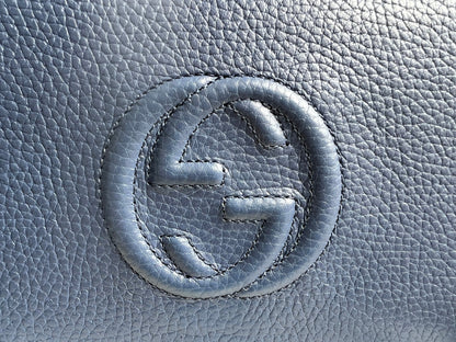 Gucci Blue Soho Chain Wallet