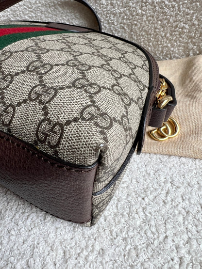 Gucci Ophidia GG Supreme Rounded Top Shoulder Bag (RRP £1,380)